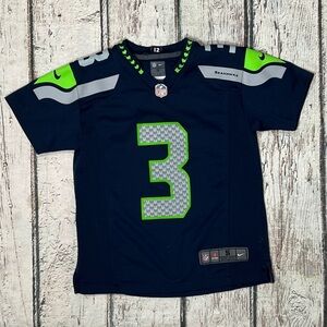 Russell Wilson Seattle Seahawks Nike NFL Football Youth Boys Kids Jersey